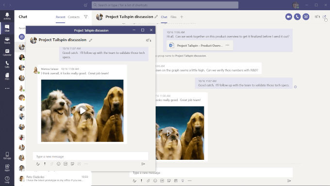 Microsoft Teams Chat