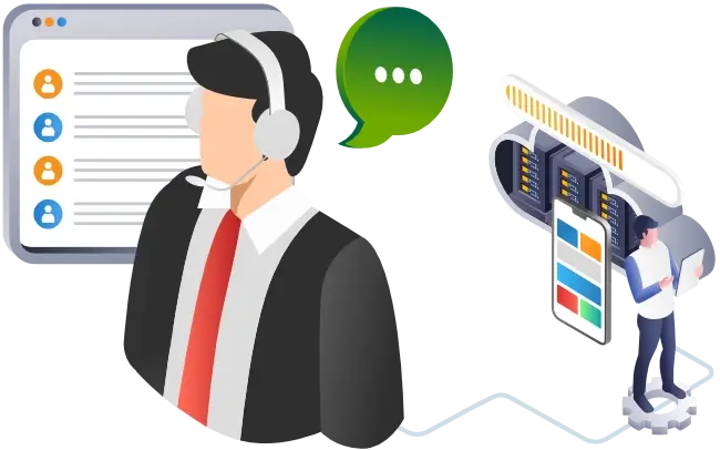 Illustrative MERAK service desk support flow