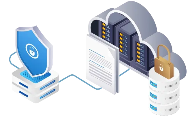 MERAK cloud and network security concepts illustration