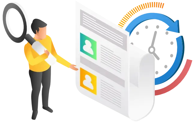 Careers Illustration Searching for Talent
